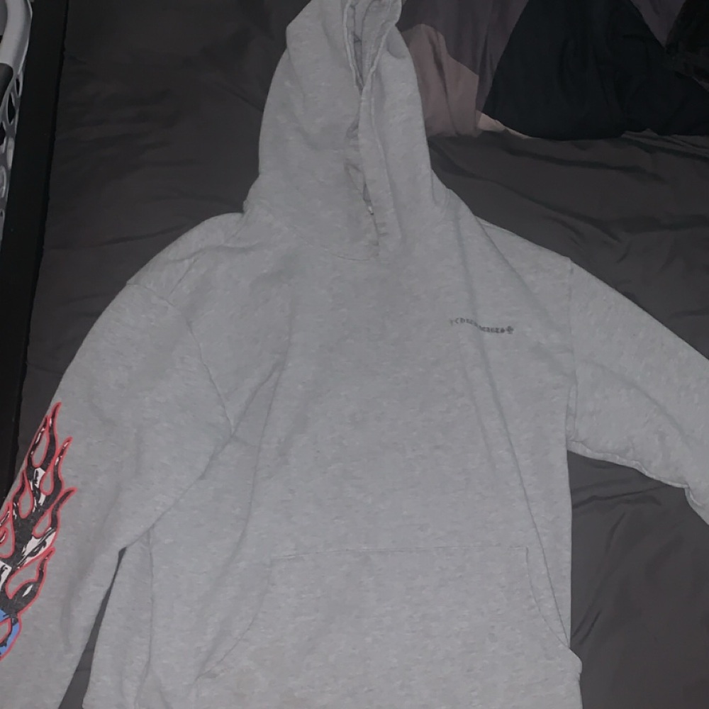 Chrome hearts hoodie flame